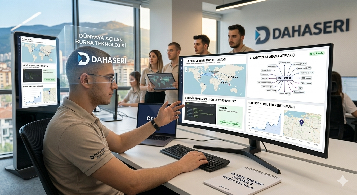 DahaSeri kurumsal raporlama ve entegrasyon görünümü